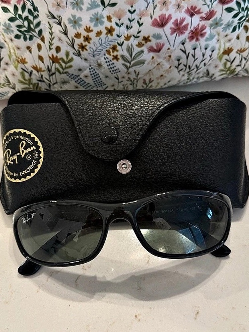 Authentic Ray-Ban Small Predator (Model RB4115) Polarized Black Sunglasses 😎
